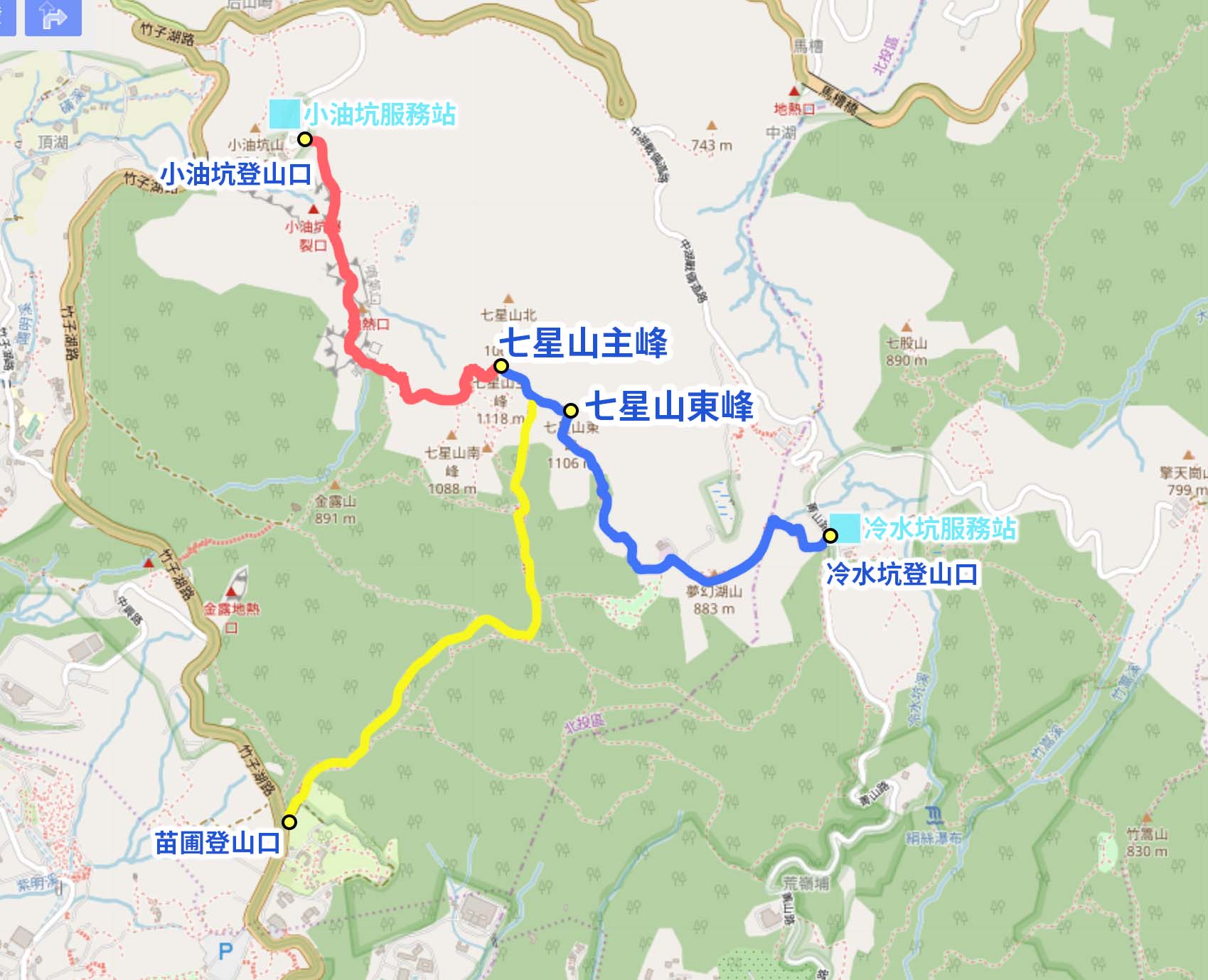陽明山 七星山東峰 主峰步道 交通方式 登山路線全攻略 欣賞絕美夕陽景色 不一樣的旅人