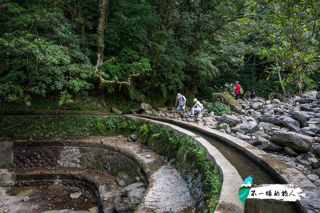 登峰圳與內雙溪交會處