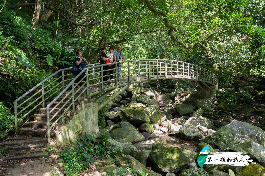 青山瀑布步道鐵橋