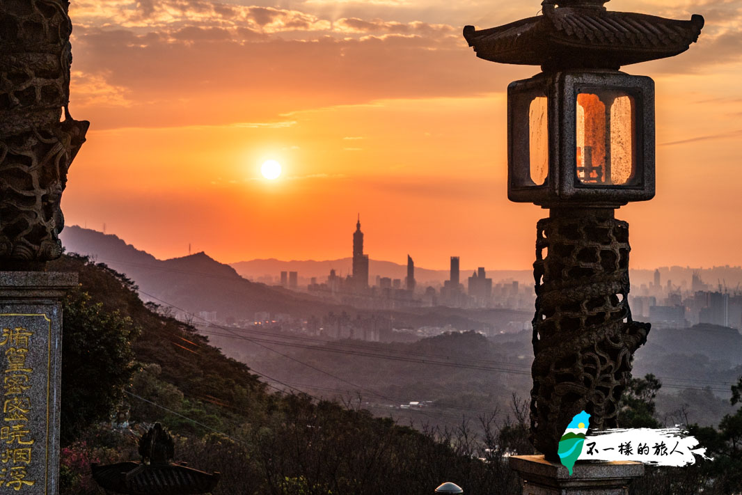 汐止聖德宮台北101夕陽