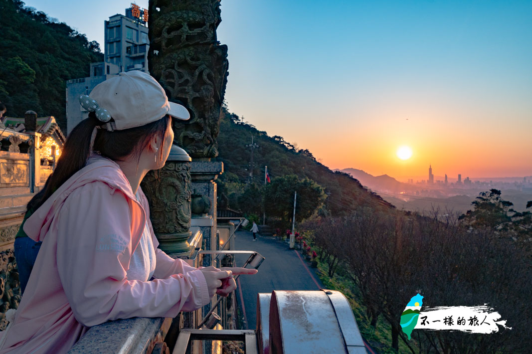 汐止聖德宮夕陽